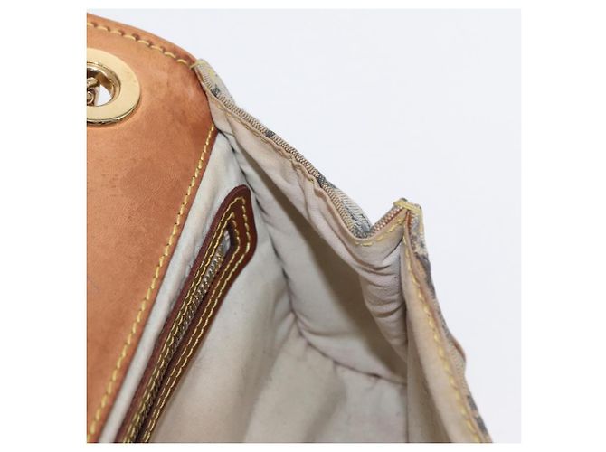 LOUIS VUITTON Bolsa de Ombro Mini Camille com Corrente Monograma Azul M92002 Auth 153870 - vista 21