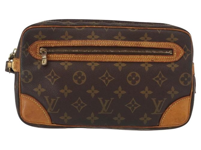LOUIS VUITTON Clutch Marly Dragonne GM Monogram M51825 LV Auth 154481 Monogramma - vista 13