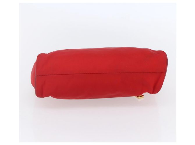 PRADA Borsa a Spalla in Nylon Rossa Oro Auth 154700V Rosso D'oro - vista 9