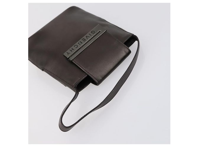 Borsa Clutch GIVENCHY in Pelle 4 Pezzi Rosso Nero Auth bs30863 - vista 10