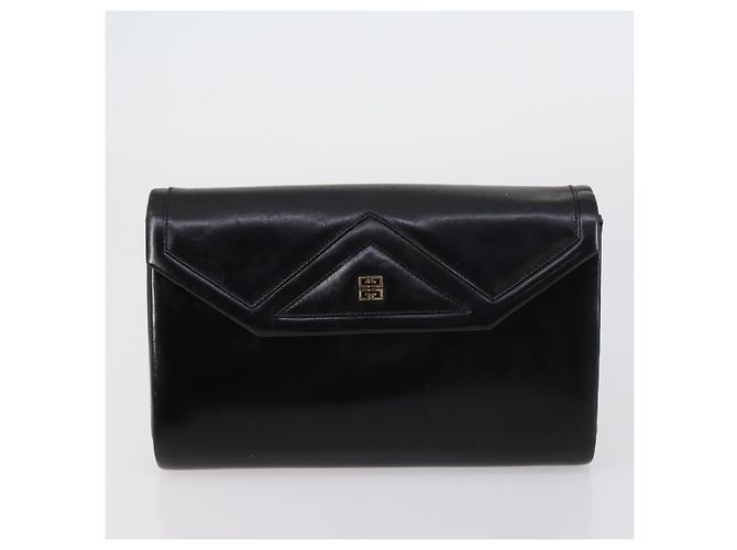 Borsa Clutch GIVENCHY in Pelle 4 Pezzi Rosso Nero Auth bs30863 - vista 14