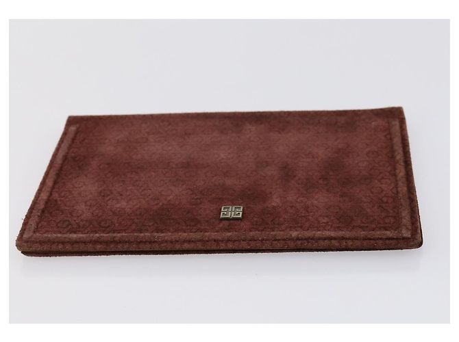 Borsa Clutch GIVENCHY in Pelle 4 Pezzi Rosso Nero Auth bs30863 - vista 22