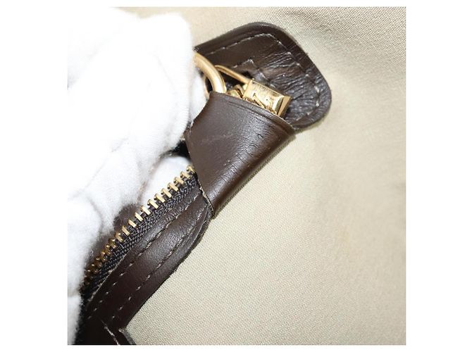 LOUIS VUITTON Mini Alma Haut Borsa a Mano Monogramma Khaki M92203 LV Auth th6528 Cachi - vista 22
