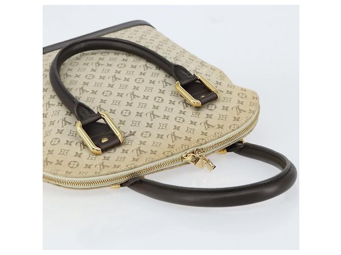 LOUIS VUITTON Mini Alma Haut Borsa a Mano Monogramma Khaki M92203 LV Auth th6528 Cachi - vista 6