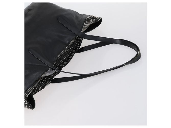 Borsa a Spalla in Pelle Jimmy Choo 2 Set Nero Argento Auth BA7835 - vista 5
