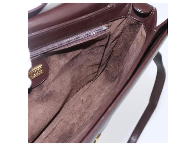 Borsa a Spalla in Pelle Marrone Oro GUCCI 004 46 0087 Auth ka263 D'oro - vista 18