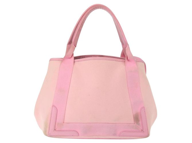 Balenciaga Borsa a mano Cabas S in tela rosa Auth BA7091 - vista 2