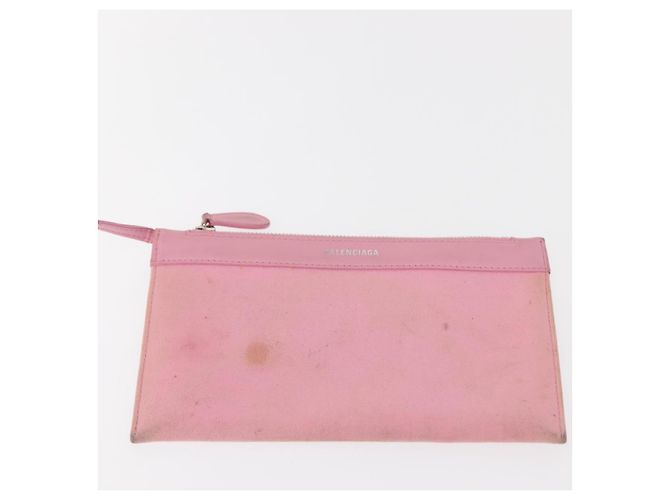 Balenciaga Borsa a mano Cabas S in tela rosa Auth BA7091 - vista 21
