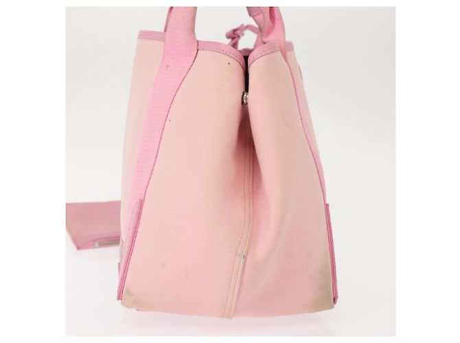 Balenciaga Borsa a mano Cabas S in tela rosa Auth BA7091 - vista 3