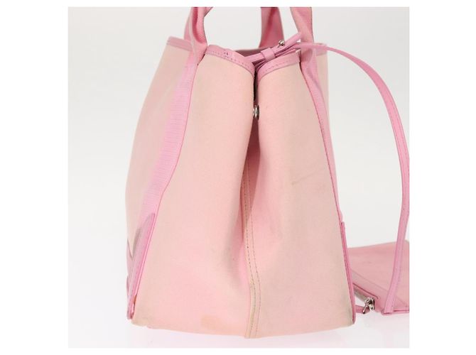 Balenciaga Borsa a mano Cabas S in tela rosa Auth BA7091 - vista 4