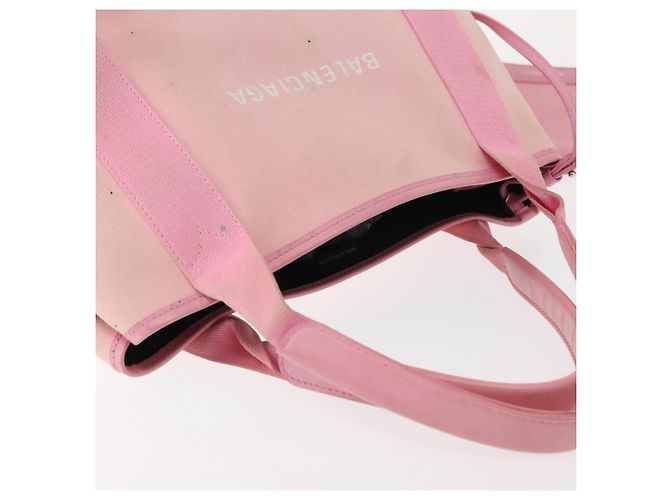 Balenciaga Borsa a mano Cabas S in tela rosa Auth BA7091 - vista 6