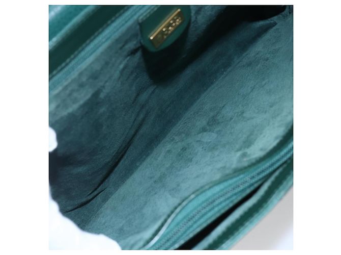 Borsa a Spalla in Pelle Gucci Verde Oro 001 115 1199 Auth 147490 - vista 10