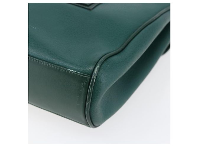 Borsa a Spalla in Pelle Gucci Verde Oro 001 115 1199 Auth 147490 - vista 15