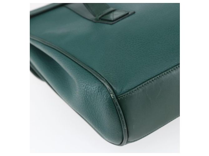 Borsa a Spalla in Pelle Gucci Verde Oro 001 115 1199 Auth 147490 - vista 16