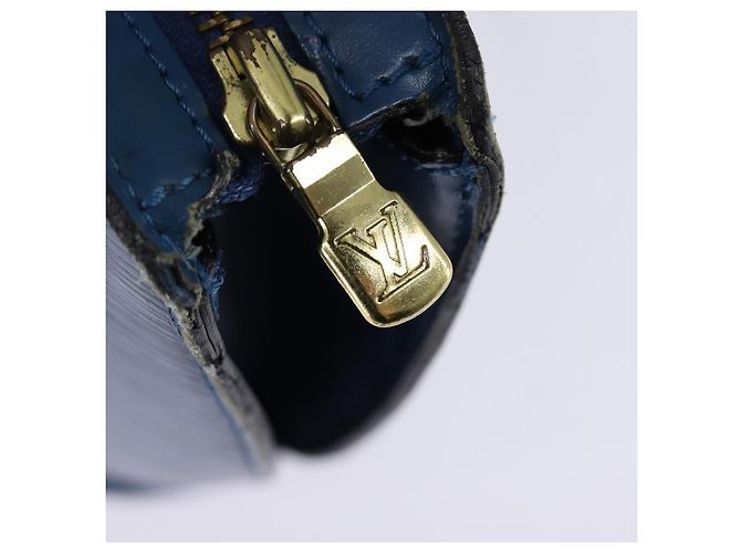 LOUIS VUITTON Borsa a Spalla Epi Saint Jacques Blu M52275 LV Auth 146699 - vista 10