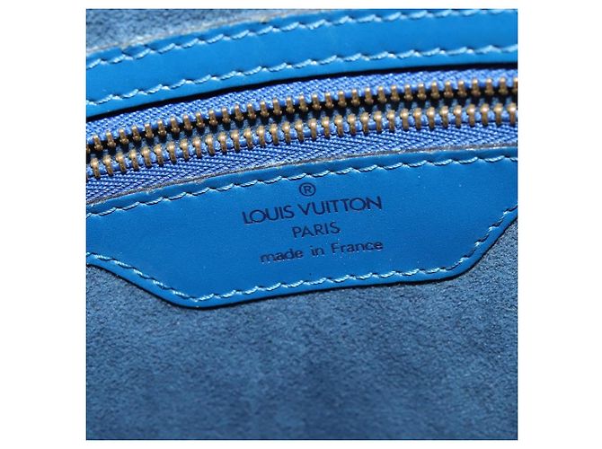 LOUIS VUITTON Borsa a Spalla Epi Saint Jacques Blu M52275 LV Auth 146699 - vista 17