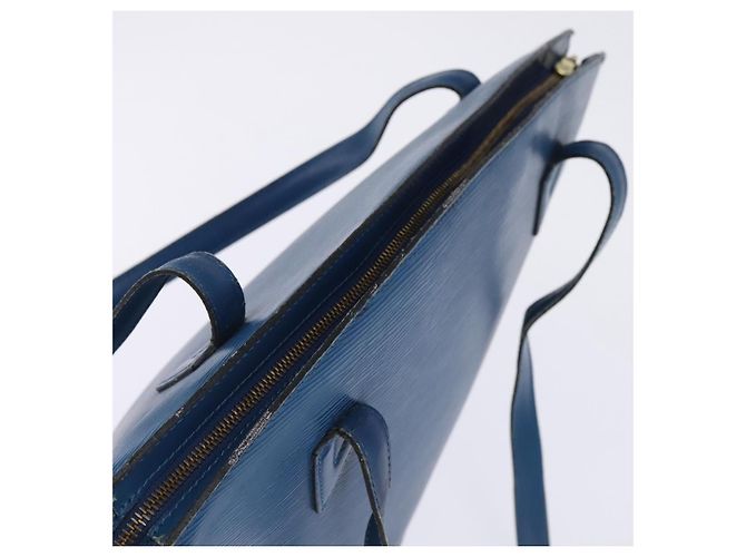 LOUIS VUITTON Borsa a Spalla Epi Saint Jacques Blu M52275 LV Auth 146699 - vista 6