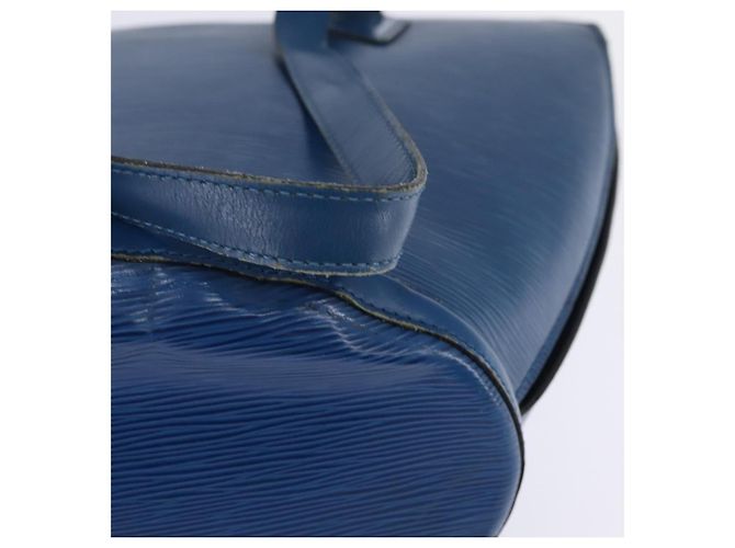 LOUIS VUITTON Borsa a Spalla Epi Saint Jacques Blu M52275 LV Auth 146699 - vista 9