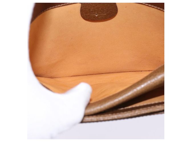 Borsa a Spalla in Pelle Gucci Oro Marrone Auth ep11437 D'oro - vista 20