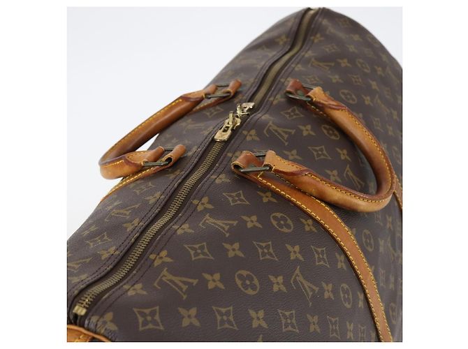 LOUIS VUITTON Borsa Boston Monogram Keepall 60 M41422 LV Auth 147329 Monogramma - vista 6