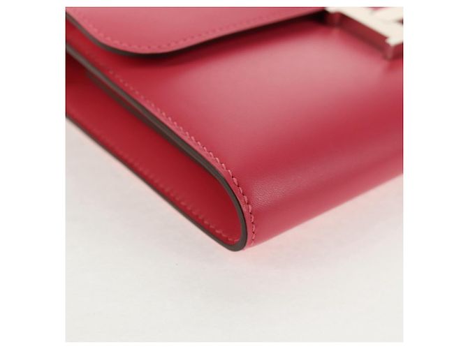 Hermès HERMES Lange Constance Geldbörse Leder Rosa Auth 141188M Pink - Ansicht 14