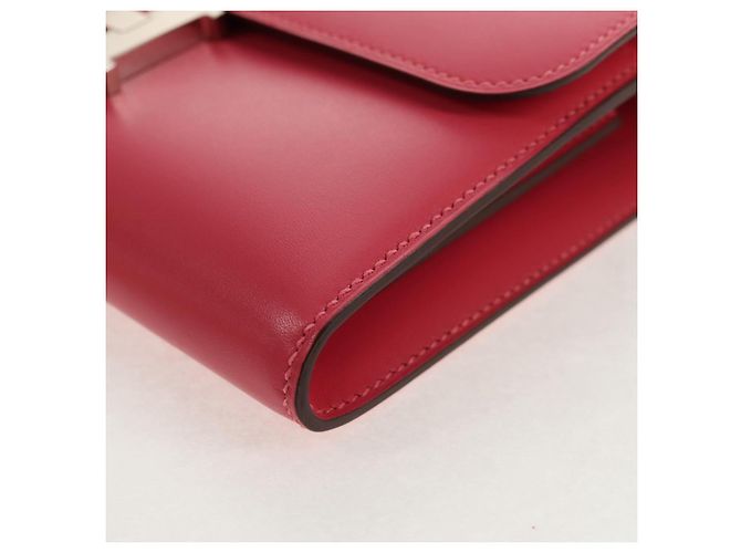 Hermès HERMES Lange Constance Geldbörse Leder Rosa Auth 141188M Pink - Ansicht 15
