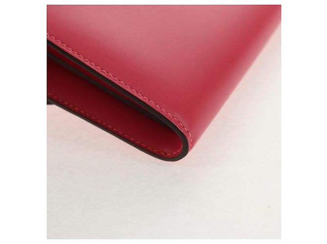 Hermès HERMES Lange Constance Geldbörse Leder Rosa Auth 141188M Pink - Ansicht 16
