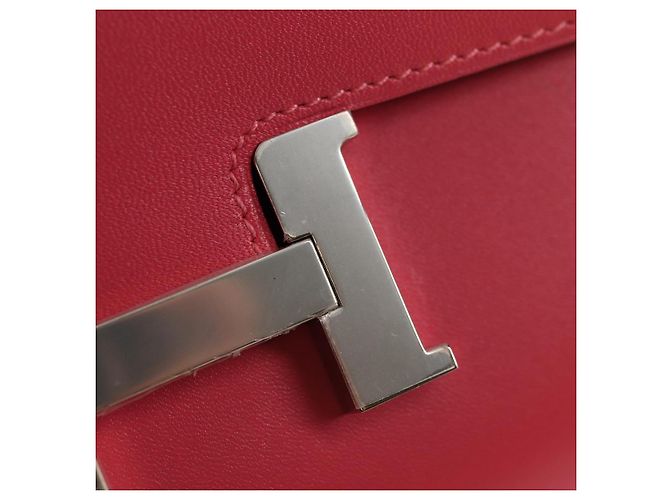Hermès HERMES Lange Constance Geldbörse Leder Rosa Auth 141188M Pink - Ansicht 20