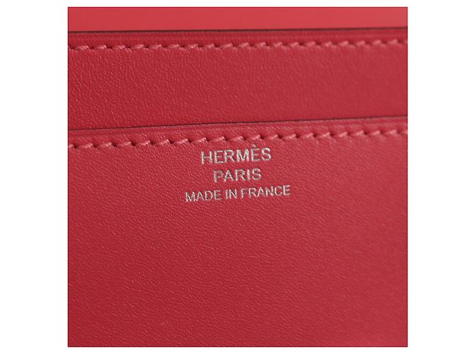 Hermès HERMES Lange Constance Geldbörse Leder Rosa Auth 141188M Pink - Ansicht 21