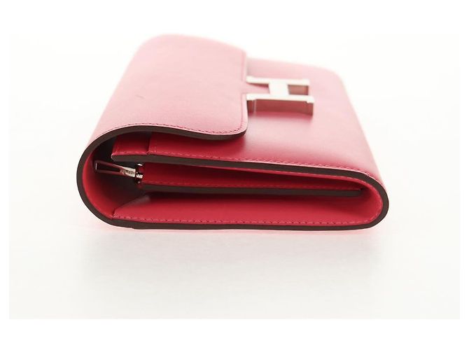 Hermès HERMES Lange Constance Geldbörse Leder Rosa Auth 141188M Pink - Ansicht 3
