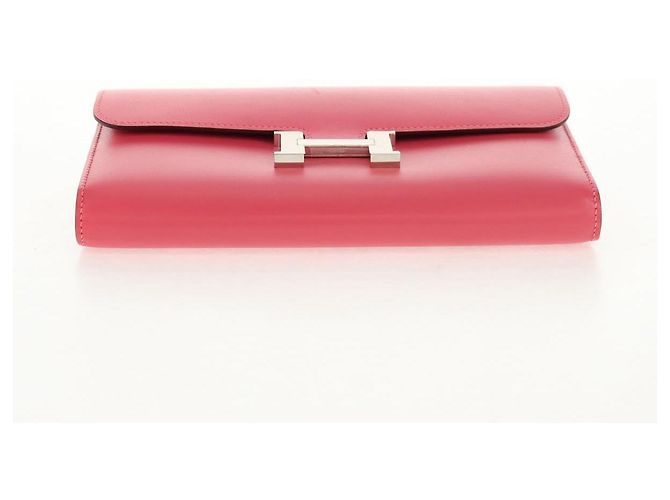 Hermès HERMES Lange Constance Geldbörse Leder Rosa Auth 141188M Pink - Ansicht 6