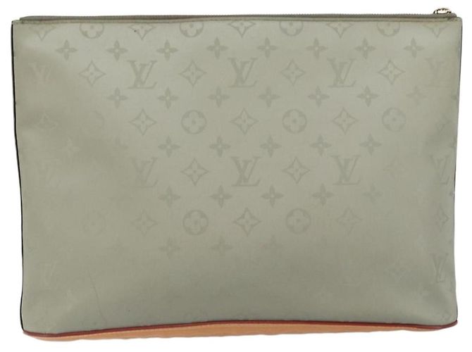 LOUIS VUITTON Pochette Cosmos in titanio Monogram Grigia M63240 LV Auth 147363 Marrone - vista 2
