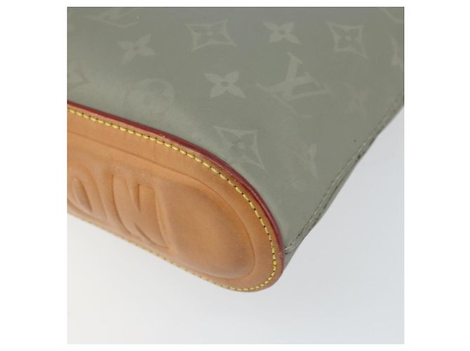 LOUIS VUITTON Pochette Cosmos in titanio Monogram Grigia M63240 LV Auth 147363 Marrone - vista 7