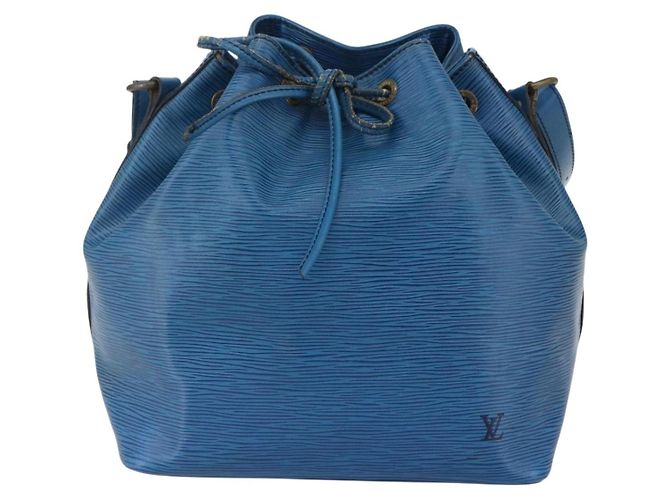 Noe LOUIS VUITTON Borsa a Spalla Petit Noé Epi Blu M44105 LV Auth 145448 - vista 2