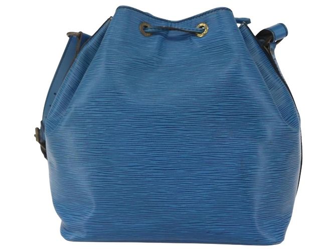 Noe LOUIS VUITTON Borsa a Spalla Petit Noé Epi Blu M44105 LV Auth 145448 - vista 3