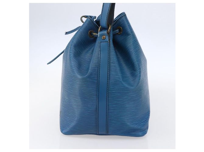 Noe LOUIS VUITTON Borsa a Spalla Petit Noé Epi Blu M44105 LV Auth 145448 - vista 5