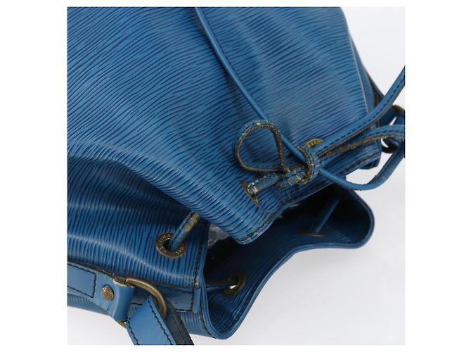 Noe LOUIS VUITTON Borsa a Spalla Petit Noé Epi Blu M44105 LV Auth 145448 - vista 6