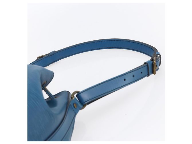 Noe LOUIS VUITTON Borsa a Spalla Petit Noé Epi Blu M44105 LV Auth 145448 - vista 8