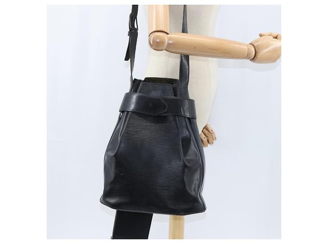 LOUIS VUITTON Epi Sac Depaule GM Shoulder Bag Black M80155 LV Auth 149082 - view 25