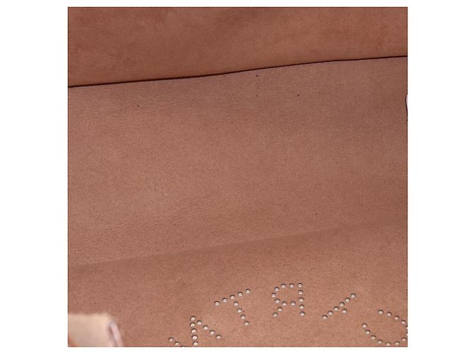 Autre Marque Borsa Tote in pelle beige Stella McCartney 502793 Auth BA7042 - vista 10