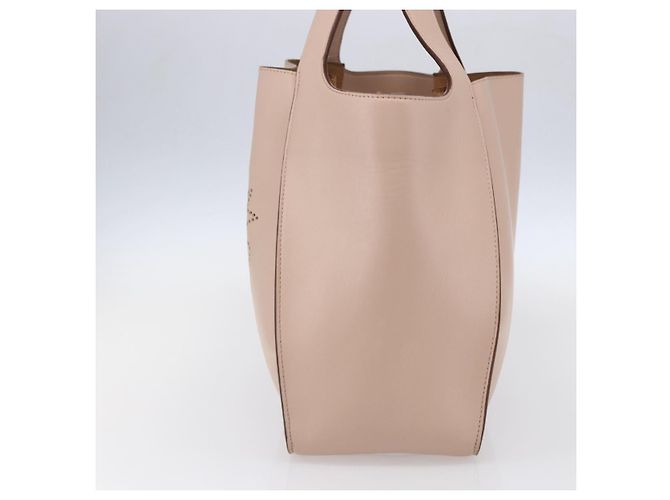 Autre Marque Borsa Tote in pelle beige Stella McCartney 502793 Auth BA7042 - vista 4