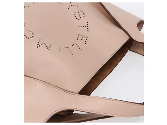 Autre Marque Borsa Tote in pelle beige Stella McCartney 502793 Auth BA7042 - vista 6