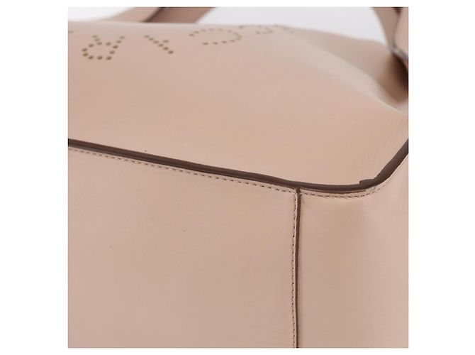 Autre Marque Borsa Tote in pelle beige Stella McCartney 502793 Auth BA7042 - vista 9