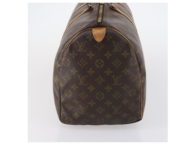 LOUIS VUITTON Borsa Boston Monogram Keepall 45 M41428 LV Auth bs29404 Monogramma - vista 3
