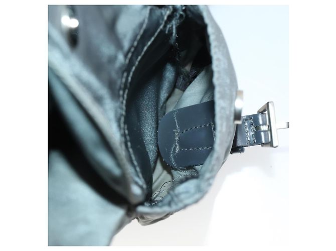 PRADA Rucksack aus grauem Nylon mit Silber authentisch kk572 Braun - Ansicht 25