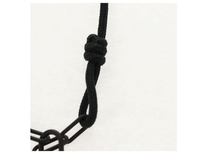 Bracciale Lockit Virgil Abloh in titanio nero LOUIS VUITTON Q05270 LV Auth 136563M - vista 10
