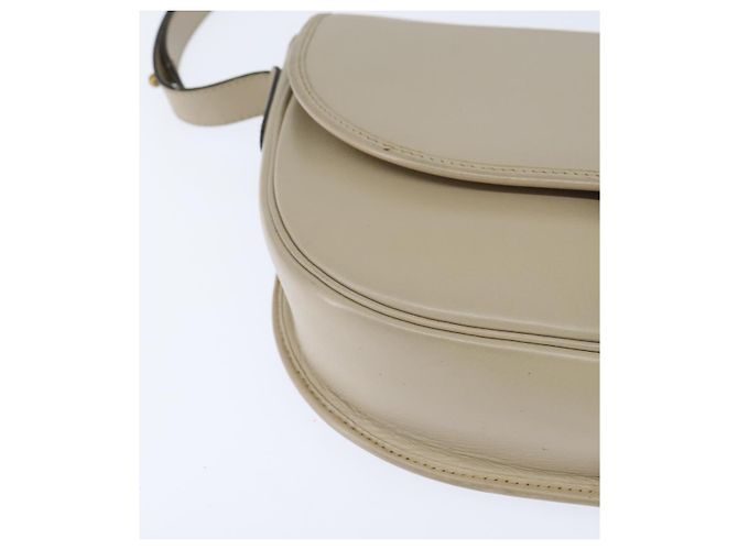 Borsa a Spalla Christian Dior in Pelle Beige Oro Auth bs30458 D'oro - vista 15
