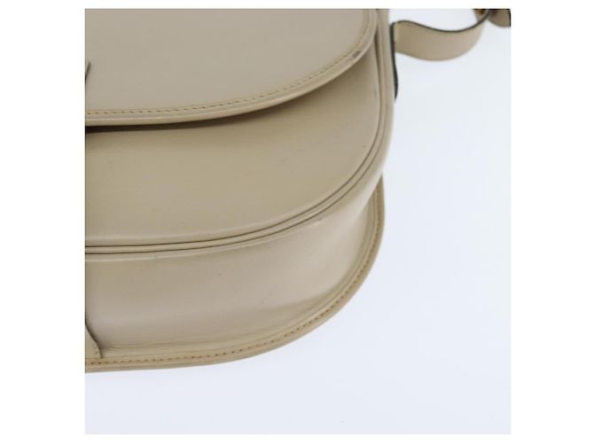 Borsa a Spalla Christian Dior in Pelle Beige Oro Auth bs30458 D'oro - vista 16