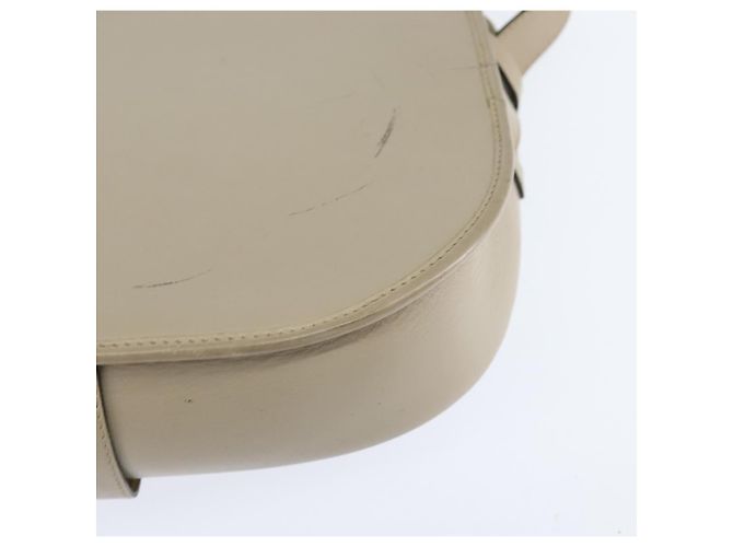Borsa a Spalla Christian Dior in Pelle Beige Oro Auth bs30458 D'oro - vista 17