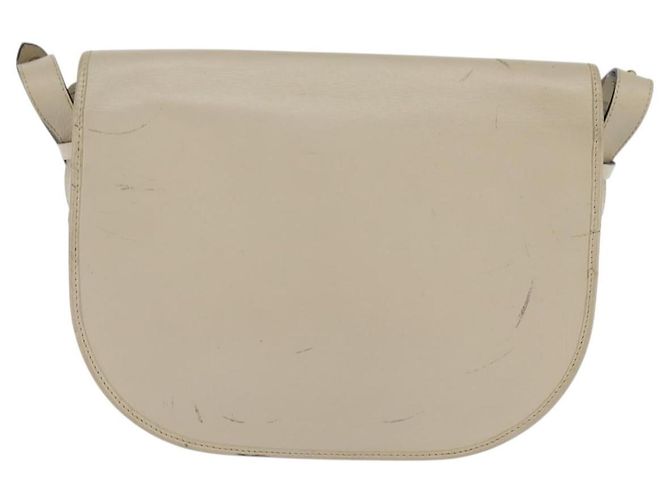 Borsa a Spalla Christian Dior in Pelle Beige Oro Auth bs30458 D'oro - vista 2